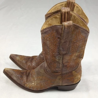 Vintage Old Gringo Boots Eagle Stitched Western Cowboy Boots Women's 8.5 - Image 1 of 4