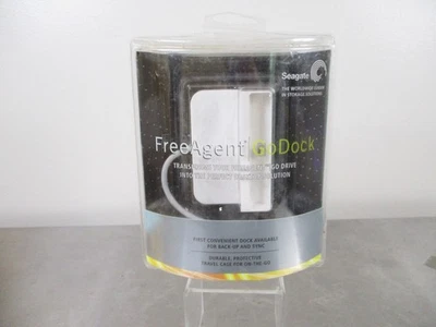Seagate FreeAgent Go Dock Hard Drive HD Desktop Mobile Dock With Travel Case NIB - Image 1 of 4