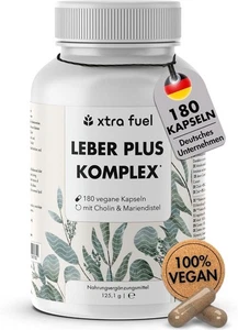 Leber Komplex 180 Kapseln–Mariendistel 80% Silymarin,Artischocke,Löwenzahn,Choli - Picture 1 of 5