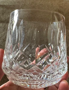 Waterford Cristal Lismore Roly Poli Antiguo Moda Bar Licor Vidrio 3 3/8" Alto - Imagen 1 de 3