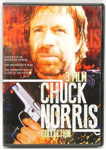 Chuck Norris 3 Film Collection DVD Logan's War President's Man Line in Sand 2013 - Picture 1 of 2