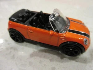 2011 Matchbox 2010 Mini Cooper S Cabrio Orange Diecast Toy Race Car - Picture 1 of 5