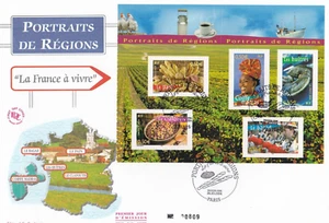 FRANCE 2004 FDC PORTRAITS DE REGIONS LA RANCE A VIVRE YT BF68 - Foto 1 di 1