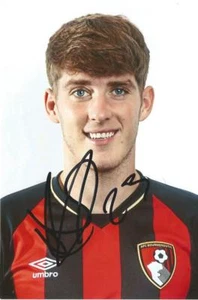 BOURNEMOUTH: CONNOR MAHONEY SIGNED 6x4 2017/2018 PORTRAIT PHOTO+COA - Picture 1 of 1