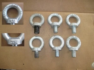 6x Ringschrauben M20 Ösenschrauben Augenschrauben Kranösen 1,2t - Din580 - Bild 1 von 3