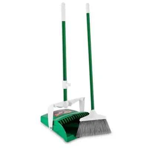 Lobby Broom and Dustpan Cleaning Set Commercial Floor Sweep - Picture 1 of 7