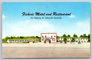 Postkarte Fisher's Motel und Restaurant Falmouth, Kentucky {NZ} - Bild 1 von 2