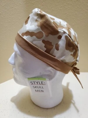 Sombrero/Gorra Exfoliante Quimioquirúrgica Camuflada Tormenta del Desierto Para Hombre Hecha a Mano Foto 1 de 4