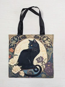NWOT Meowgicians Enchanted Midnight Cat Tote Bag - Picture 1 of 3