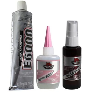 Subwoofer Recone Kit, 3,7oz schwarz Medium Viscoscity E6000 & 1oz CA Kleber Kit - Bild 1 von 4