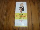 Hillman " New Hillman Line" Sales Brochure - Vintage