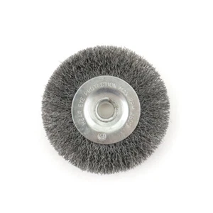 Wire Wheels, Fine, 6"- Angle Bench Grinder Rust Tool - Picture 1 of 2