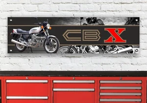 BR84B CBX1000 SILVER INSPIRED GARAGE WORKSHOP FLEXIBLE BANNER SIGN - Picture 1 of 1