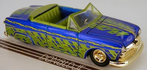 Racing Champions 1949 Ford Convertible Blue/Gold LOWRIDER 1/64 Scale - Picture 1 of 2