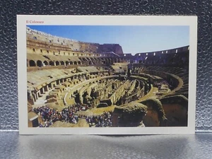 Rom Das Kolosseum Römische Architektur IT Reise Tourismus Topographische Postkarte - Bild 1 von 2