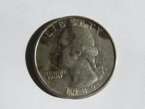Rare & unique collectible 1989 US coin: Dye error looks like profile of face. - Picture 1 of 2