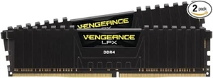 CORSAIR VENGEANCE LPX 16GB (2x8GB) PC4-25600 (DDR4-3200) Memory Kit - Black. - Bild 1 von 4