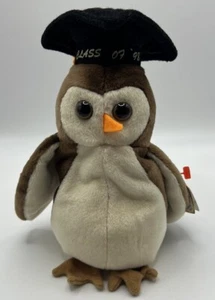 VINTAGE! 1998 Wise Owl Beanie Baby With FACTORY STAMP INSIDE TUSH TAG!! - Picture 1 of 12
