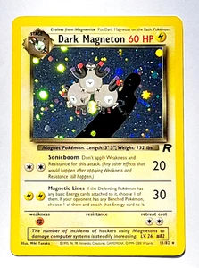 Dark Magneton 11/82 Team Rocket Holo Rare 2000 Vintage WOTC Pokémon NM/MINT - Picture 1 of 4