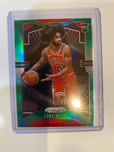 COBY WHITE 2019-20 PANINI PRIZM GREEN ROOKIE PRIZMS RC #253 - Foto 1 di 2