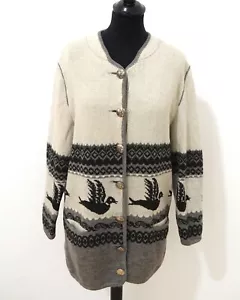 Otto Hundt women's costume knit jacket size 38 virgin wool H527 - Picture 1 of 4