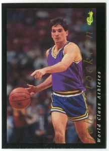 1992 Classic World Class Athletes #50 John Stockton Utah Jazz - Picture 1 of 2