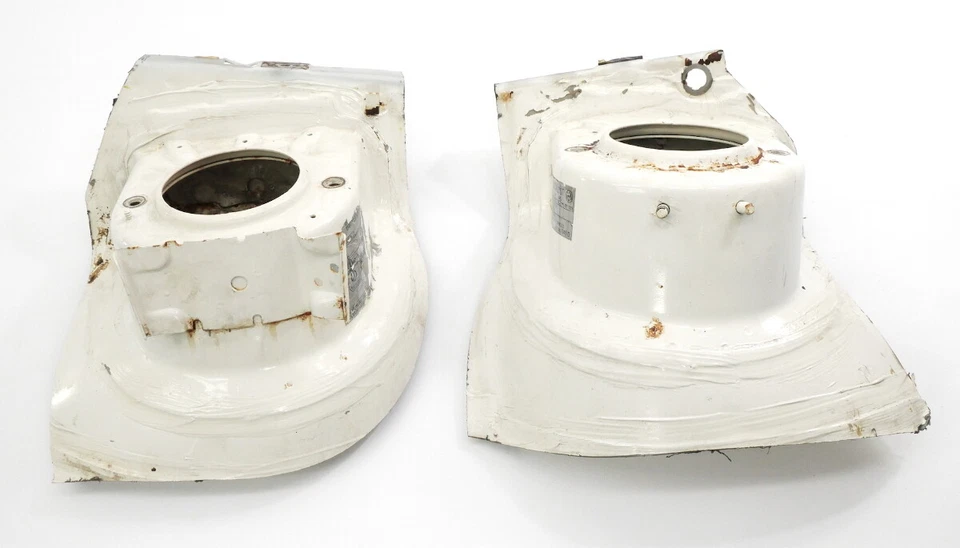 Front Strut Mount Tower Cut Sections 75-84 VW Rabbit Jetta MK1 Cabriolet Genuine - Image 1 of 4