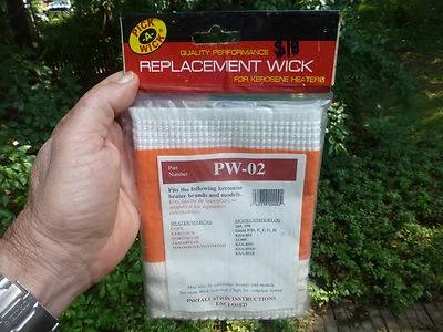 Pick-A-Wick PW-02 Aquecedor de Querosene Substituição Pavio Hanson Heat More Kozy Sanyo - Imagem 1 de 3