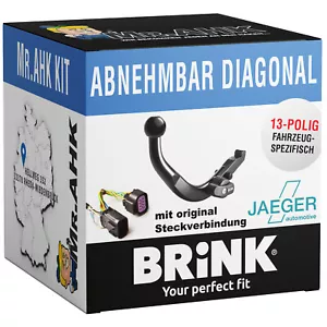 BRINK Opel Mokka + Mokka X ab 12 AHK Anhängerkupplung abnehmbar 13pol spe E-Satz - Bild 1 von 4