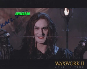 MICHAEL DES BARRES SIGNED 8x10 Photo Waxwork 2 Macgyver Power Station Ghoulies - Picture 1 of 2