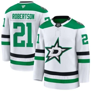Stitched Robertson Jason #21 Dallas Star Name & Number Player Gift Fan - White - Picture 1 of 4