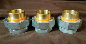 3 Dielectric Unions 2"  FIP x Solder 250 PSI - Picture 1 of 6