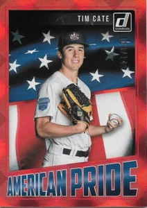 2018 Donruss Baseball TIM CATE RED AMERICAN PRIDE 123/149 -USA BASEBALL - Picture 1 of 1