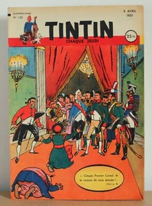 Revue Tintin N°128 4e Année, 5 avril 1951 - Picture 1 of 3