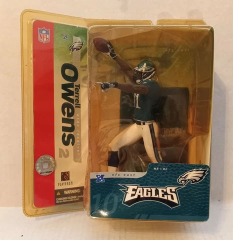 Terrell Owens Philadelphia Eagles NFL McFarlane Action Figure NIB Cover