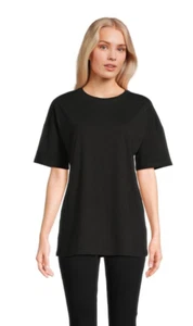 Joyspun T-Shirt Donna XL 16-18 Ragazzo Sonno con Maniche Corte NERA NUOVA - Foto 1 di 5