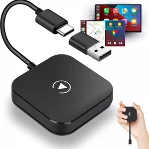 USB Wireless CarPlay Adapter AI BOX For Apple iOS Car Navi Type-C Port Bluetooth - Bild 1 von 8