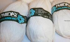 PHILDAR~CYCLADES-KNITTING WORSTED - LOT OF 4 BALLS (200GR)VINTAGE 