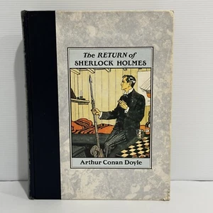 Vintage The Return of Sherlock Holmes Illustrated Hardcover 1st Edition 1987 - Picture 1 of 12
