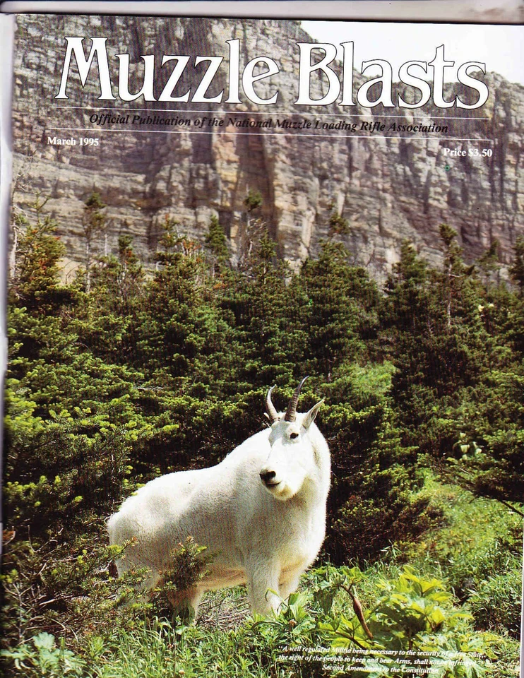 MUZZLE BLASTS MAGAZINE--------MARCH 1995 - Image 1 of 1