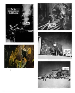 LOTE DE FOTOS DE PELÍCULA MUDA CECIL B DEMILLE 1923 DIEZ MANDAMIENTOS (5) BIBLIA MOSES - Imagen 1 de 1