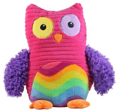 IDENA Plüschtier Eule circa 30 cm, pink - Kuscheltier, Tröster, Owl, Hibou