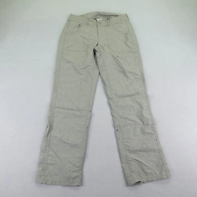 Pantalones North Face para mujer 6 grises enrollables de nailon Trail Performance senderismo al aire libre Foto 1 de 4