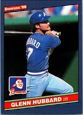 Glenn Hubbard 1986 Leaf #71 Atlanta Braves - Image 1 of 2