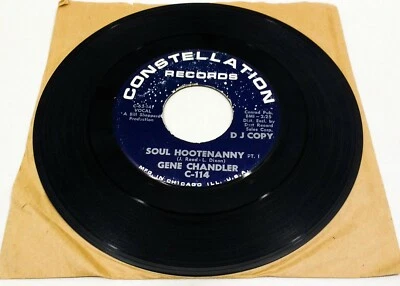 Gene Chandler ‎"Soul Hootenanny" 1964 C-114 7" 45 rpm Record Single Foto 1 de 2