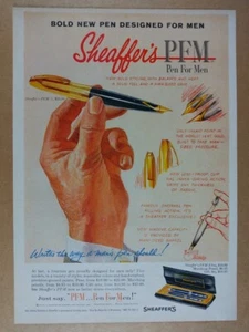 1959 Sheaffer PFM V Fountain Pen vintage print Ad - Picture 1 of 1