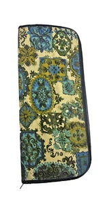 Vintage Stricknadeln Reißverschluss Etui Gobelin MCM 5th Ave Design 20 Nadeln - Bild 1 von 9