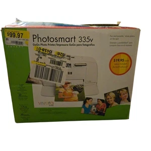 VINTAGE HP Photosmart 335V Photo Inkjet Printer Includes Ink 2005 - Picture 1 of 9