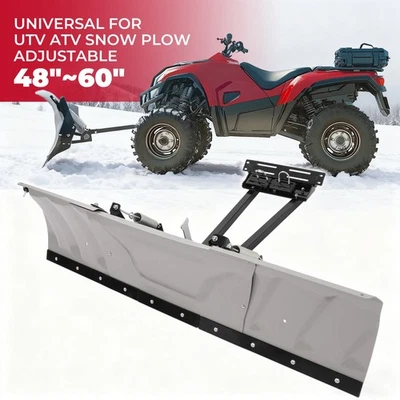 New Universal 48"-60" Snow Plow Blade Mount Kit For ATV UTV Powder Coated steel - Image 1 of 4