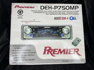 Reproductor de CD/MP3 Pioneer DEH-P740MP receptor en tablero de colección de la vieja escuela con caja original - Imagen 1 de 13